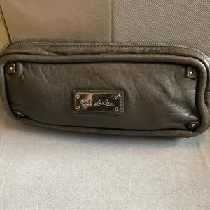 Kate Landry Buttery Soft Zippered Leather Pouch.